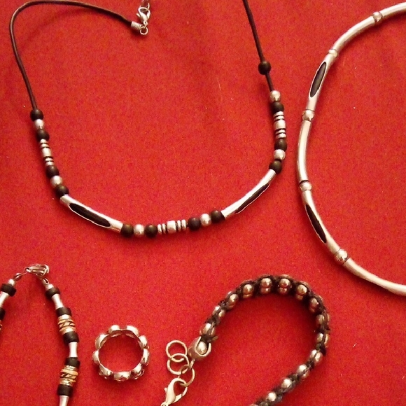 Gothic, Punk, Black & Silver Jewelry Lot. - Picture 4 of 14